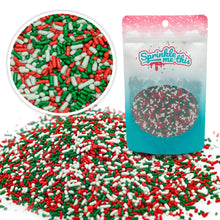 Load image into Gallery viewer, Green, Red, and White Sprinkle Blend