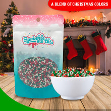 Load image into Gallery viewer, Green, Red, and White Sprinkle Blend
