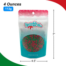 Load image into Gallery viewer, Red and Green Tree Sprinkles
