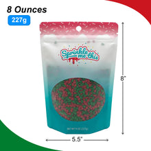 Load image into Gallery viewer, Red and Green Tree Sprinkles
