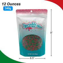 Load image into Gallery viewer, Red and Green Tree Sprinkles
