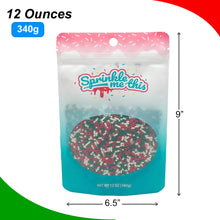 Load image into Gallery viewer, Green, Red, and White Sprinkle Blend
