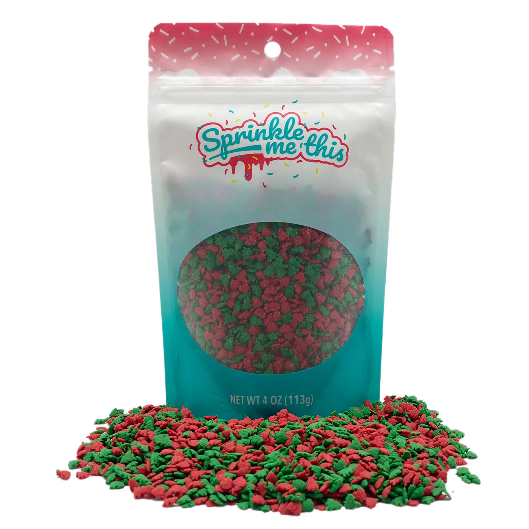 Red and Green Tree Sprinkles